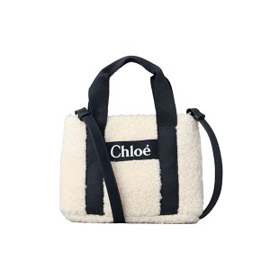 クロエ キッズ&ジュニア ショルダーバッグ ハンドバッグ 手提げかばん/Chloe 斜めがけ 2WAY ロゴ ショルダーバッグ ハンドバッグ 手提げ