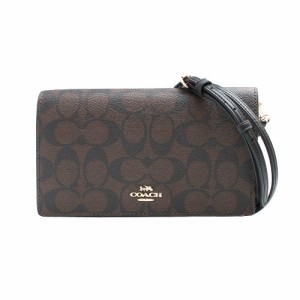 [即日発送]コーチ レディース ショルダーバッグ 長財布/COACH モノグラム柄 ロゴ 斜めがけ ショルダーバッグ 長財布 送料無料/込 誕生日