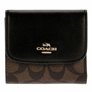 コーチ レディース 三つ折り財布/COACH レザー 三つ折り財布 送料無料/込 父の日ギフト