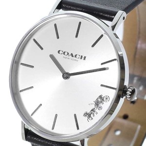 [即日発送]コーチ メンズ&レディース 腕時計/COACH PERRY 腕時計 ホワイト ブラック 送料無料/込 誕生日プレゼントの通販はau