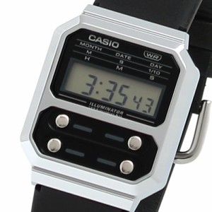 [即日発送]カシオ メンズ&レディース 腕時計/CASIO デジタル クオーツ クロノグラフ 腕時計 ブラック/シルバー 送料無料/込 母の日ギフト