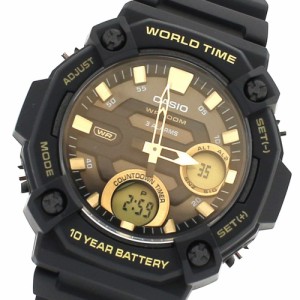 カシオ メンズ&レディース 腕時計/CASIO STANDARD スタンダード アナデジ アナログ デジタル 腕時計 ブラック 送料無料/込 母の日ギフト