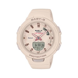 カシオ レディース 腕時計/CASIO Baby-G ベビージー ベイビージー BabyG アナデジ 丸型 アナログ 腕時計 ピンクベージュ 送料無料/込 誕