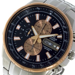 カシオ メンズ 腕時計/CASIO エディフィス EDIFICE クロノグラフ 腕時計 ブラック 送料無料/込 誕生日プレゼント
