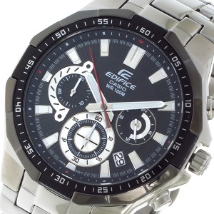 カシオ メンズ 腕時計/CASIO エディフィス EDIFICE クロノグラフ 腕時計 ブラック 送料無料/込 誕生日プレゼント