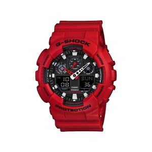 カシオ メンズ&レディース 腕時計/CASIO G-SHOCK ジーショック Gショック　GSHOCK アナデジ デイト カレンダー 腕時計 ブラック/レッド 