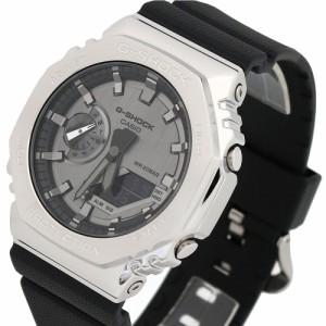 [即日発送]カシオ メンズ&レディース 腕時計/CASIO G-SHOCK アナデジ クロノグラフ アナログデジタル 腕時計 シルバー メタル アナデジ 