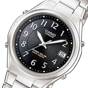 カシオ メンズ 腕時計/CASIO 電波 ソーラー アナログ 腕時計 ブラック 送料無料/込 母の日ギフト 父の日ギフト