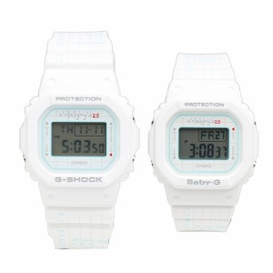 [即日発送]カシオ メンズ&レディース ペアウォッチ 腕時計2個セット/CASIO G-SHOCK デジタル オクタゴン スクエア ペアウォッチ 腕時計2