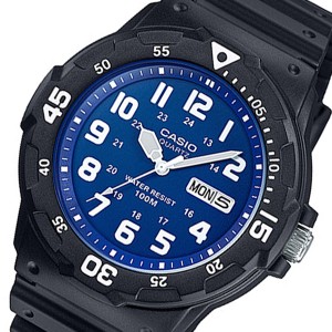 カシオ メンズ 腕時計/CASIO 100m防水 腕時計 ブルー 送料無料/込 父の日ギフト