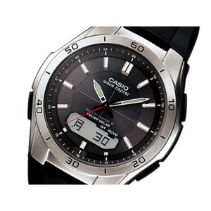 カシオ メンズ 腕時計/CASIO WAVE CEPTOR 電波 ソーラー 腕時計 ブラック/ブラック/アンバー 送料無料/込 母の日ギフト 父の日ギフト