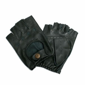 [即日発送]デンツ メンズ 手袋 グローブLサイズ/DENTS レザー フィンガーレス シンプル 手袋 グローブ 送料無料/込 母の日ギフト