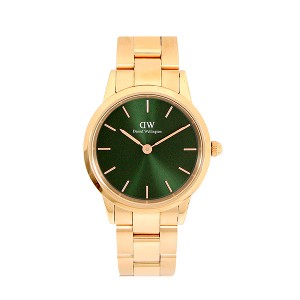 [即日発送]ダニエルウェリントン レディース 腕時計/Daniel Wellington ICONIC LINK EMERALD 32 アナログ クオーツ ラウンド 腕時計 グリ