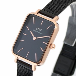 [即日発送]ダニエルウェリントン レディース 腕時計/Daniel Wellington QUADRO PRESSED クオーツ ステンレスメッシュベルト アナログ 腕