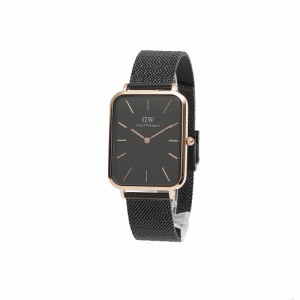 [即日発送]ダニエルウェリントン メンズ 腕時計/Daniel Wellington QUADRO PRESSED ASHFIELD アナログ クオーツ スクエア 腕時計 ブラッ