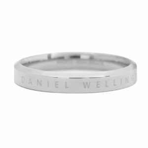 [即日発送]ダニエルウェリントン レディース フラットバンドリング 指輪9号/Daniel Wellington CLASSIC RING ロゴ フラットバンドリング 