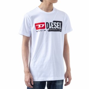 ディーゼル メンズ Tシャツ カットソーMサイズ/DIESEL 半袖 クルーネック ロゴプリント Tシャツ カットソー 送料無料/込 父の日ギフト