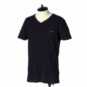ディーゼル メンズ Tシャツ カットソーMサイズ/DIESEL 半袖 Vネック ワンポイント柄 Tシャツ カットソー 送料無料/込 母の日ギフト