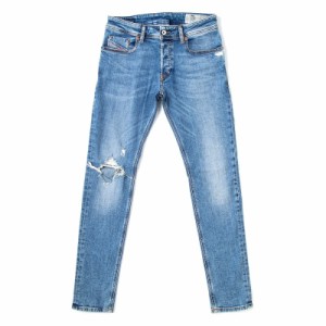 ディーゼル メンズ ジーンズ デニムパンツMサイズ相当/DIESEL スリムフィット ボタンフライ ダメージ加工 ジーンズ デニムパンツ 送料無