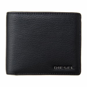 ディーゼル メンズ 二つ折り財布/DIESEL レザー ロゴ 二つ折り財布 送料無料/込 母の日ギフト