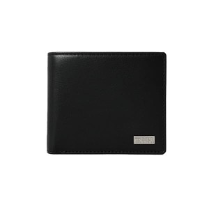 ディーゼル メンズ 二つ折り財布 ミニ財布/DIESEL BI-FOLD COIN S WALLET レザー ロゴ シンプル 二つ折り財布 ミニ財布 ブラック系 送料