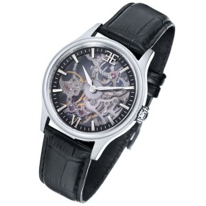 アーンショウ メンズ 腕時計/EARNSHAW アナログ表示 レザー 腕時計 送料無料/込 誕生日プレゼント