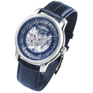 アーンショウ メンズ 腕時計/EARNSHAW 自動巻き アナログ表示 レザー 腕時計 送料無料/込 誕生日プレゼント