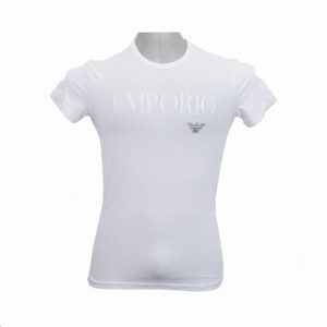 エンポリオアルマーニ メンズ Tシャツ カットソーMサイズ/EMPORIO ARMANI 半袖 クルーネック イーグルロゴ Tシャツ カットソー 送料無料/