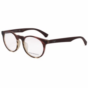 エンポリオアルマーニ メンズ&レディース メガネフレーム 眼鏡フレーム 伊達メガネ/EMPORIO ARMANI ウエリントン型 シンプル アジアンフ