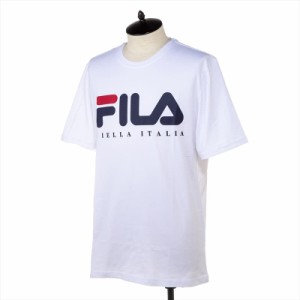 フィラ メンズ Tシャツ カットソーLサイズ/FILA 半袖 クルーネック ロゴプリント Tシャツ カットソー 送料無料/込 母の日ギフト