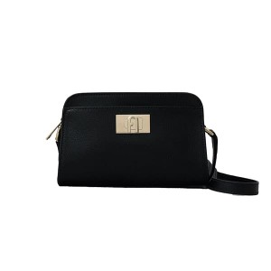 フルラ レディース ショルダーバッグ/FURLA FURLA 1927 MINI CROSSBODY C.CASE 斜めがけ レザー ロゴ ショルダーバッグ ブラック系 送料