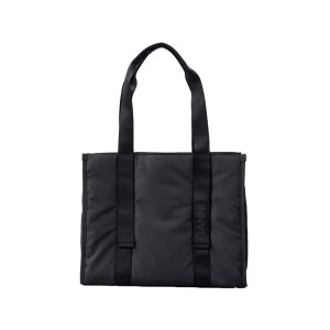 ガニー レディース トートバッグ ショルダーバッグ ハンドバッグ/GANNI RECYCLED TECH MEDIUM TOTE ロゴ 無地 シンプル トートバッグ シ