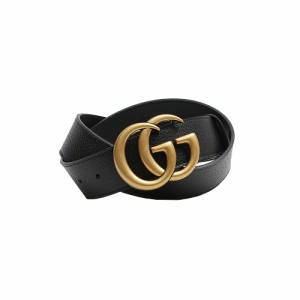 [即日発送]グッチ メンズ プレーンベルト カジュアルベルト90ｃｍ/GUCCI レザー ロゴ シンプル プレーンベルト カジュアルベルト ブラッ