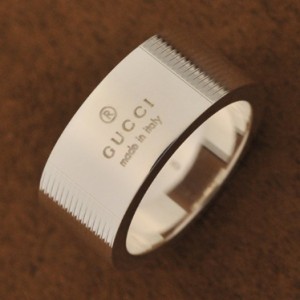 グッチ レディース&メンズ リング 指輪8号/GUCCI シルバー リング 指輪 送料無料/込 父の日ギフト