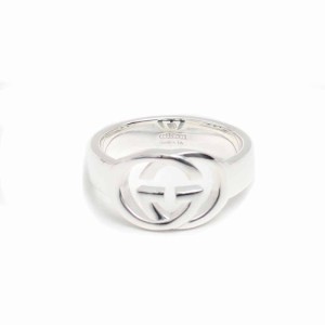 グッチ メンズ&レディース リング 指輪22号/GUCCI ロゴ リング 指輪 シルバー 送料無料/込 母の日ギフト