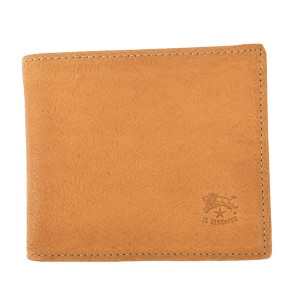 イルビゾンテ メンズ 二つ折り財布 ミニ財布/IL BISONTE BI FOLD WALLET CLASSIC レザー 無地 シンプル 二つ折り財布 ミニ財布 アイボリ