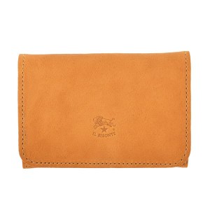 イルビゾンテ メンズ&レディース パスケース 定期入れ カードケース/IL BISONTE CARD CASE CLASSIC レザー ロゴ シンプル パスケース 定