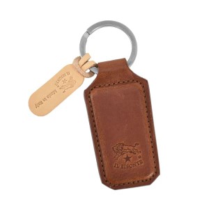 イルビゾンテ メンズ&レディース キーホルダー キーリング/IL BISONTE KEY HOLDER ORIUOLO レザー 無地 シンプル キーホルダー キーリン