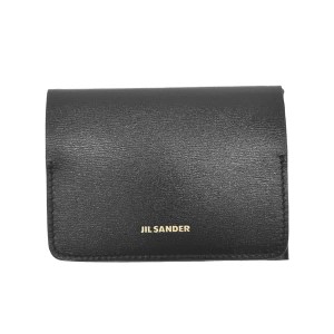 ジルサンダー レディース パスケース 定期入れ カードケース/JIL SANDER FOLDED CARD HOLDER レザー ロゴ シンプル パスケース 定期入れ 