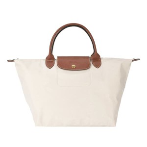 ロンシャン レディース トートバッグ ハンドバッグ 手提げバッグ/LONGCHAMP SAC PORTE MAIN M ナイロンレザー 無地 シンプル トートバッ