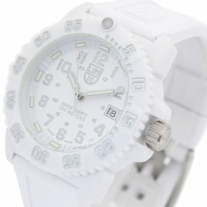 ルミノックス レディース 腕時計/LUMINOX ネイビーシールズ Navy SEALs アナログ ラバーベルト デイト 腕時計 ホワイトアウト 送料無料/