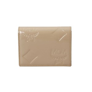 エムシーエム レディース&メンズ コインケース カードケース 小銭入れ/MCM AREN FLAP WALLET/TRI-FOLD MINI レザー ロゴ モノグラム柄 コ