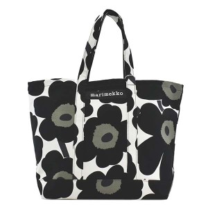 マリメッコ レディース トートバッグ/marimekko PERUSKASSI PIENI UNIKKO BAG 花柄 トートバッグ BK 送料無料/込 卒業祝入学祝プレゼント