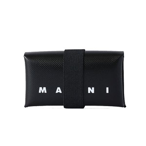 マルニ メンズ&レディース コインケース カードケース 小銭入れ/MARNI WALLET ロゴ シンプル コインケース カードケース 小銭入れ ブラッ