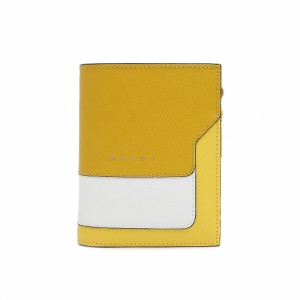 【極美品】マルニ　MARNI　バイフォールド　二つ折り財布　カーキ