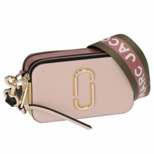 マークジェイコブス レディース ショルダーバッグ ポシェット ポーチ/MARC JACOBS 斜めがけ レザー ダブルファスナー ショルダーバッグ 