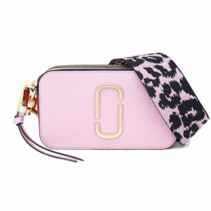 マークジェイコブス レディース ショルダーバッグ ポシェット/MARC JACOBS レザー 斜めがけ ロゴ ショルダーバッグ ポシェット ピンク レ