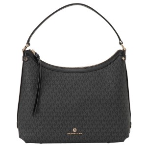 [即日発送]マイケルコース レディース ショルダーバッグ/MICHAEL KORS モノグラム柄 ショルダーバッグ ブラック 送料無料/込 父の日ギフ