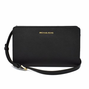 マイケルコース レディース ショルダーバッグ クラッチバッグ/MICHAEL KORS 2WAY レザー ロゴ ショルダーバッグ クラッチバッグ 送料無料