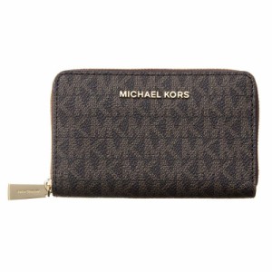 マイケルコース レディース コインケース 小銭入れ パスケース/MICHAEL KORS モノグラム柄 MKロゴ柄 ラウンドファスナー コインケース 小